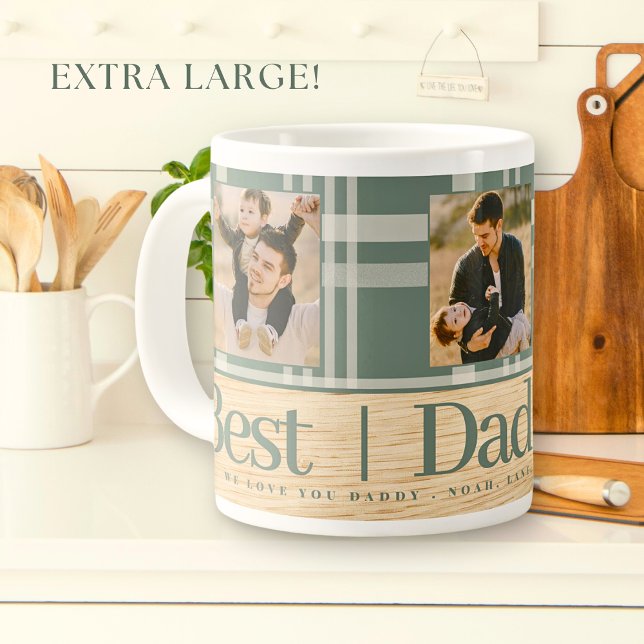 Taza De Café Gigante Día de los Padres de Fotografía de Madera de Búfal (Subido por el creador)