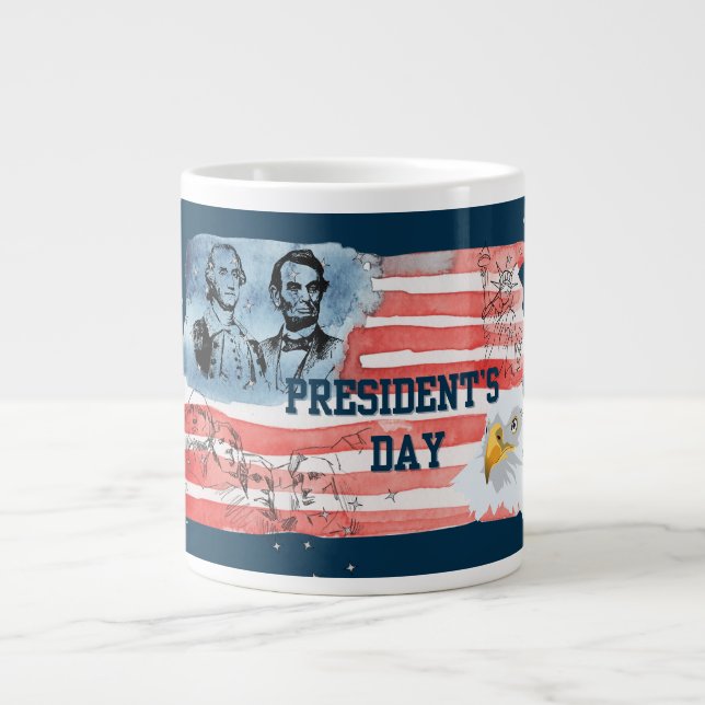 Taza De Café Gigante Día de Mug Presinde (Frente)