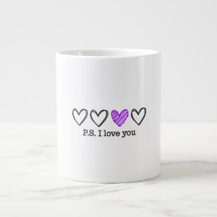 Taza De Café Gigante Día de San Valentín del Día del Amor y la Amistad 