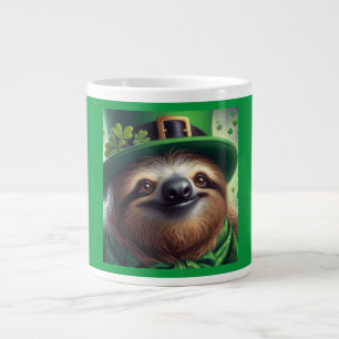 Taza De Café Gigante Día de Sloth St Paddys