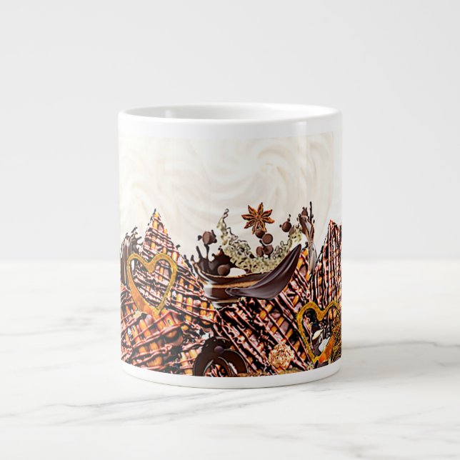 TAZA DE CAFÉ GIGANTE ¡DÍA DE SOL DULCE! :) (Frente)