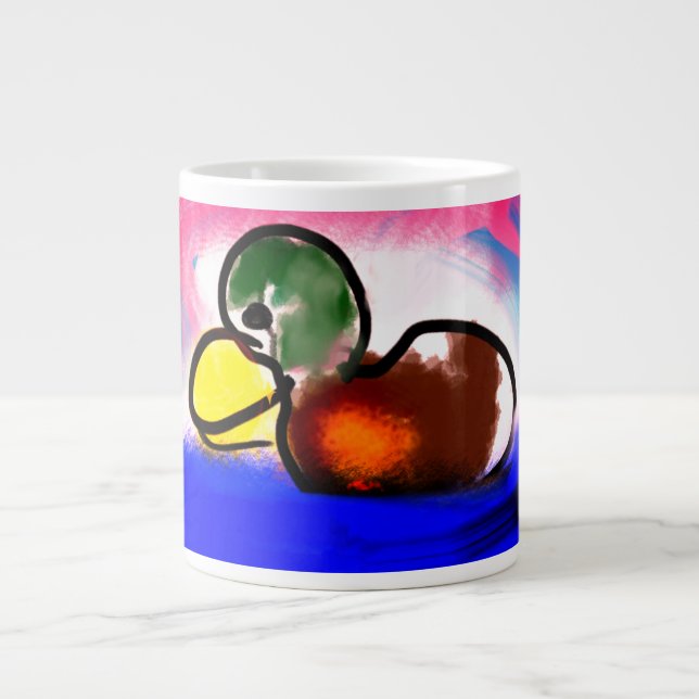 Taza De Café Gigante Día del padre feliz (Frente)