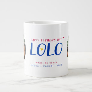 Taza De Café Gigante Día del Padre Filipino Foto Personalizada