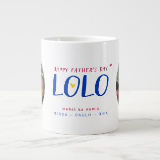 Taza De Café Gigante Día del Padre Filipino Foto Personalizada