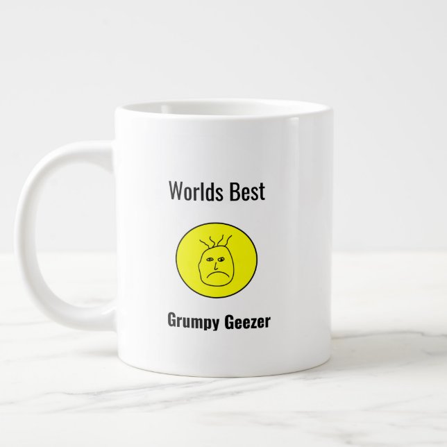 Taza De Café Gigante Día del Padre Grumpy Geezer (Izquierda)
