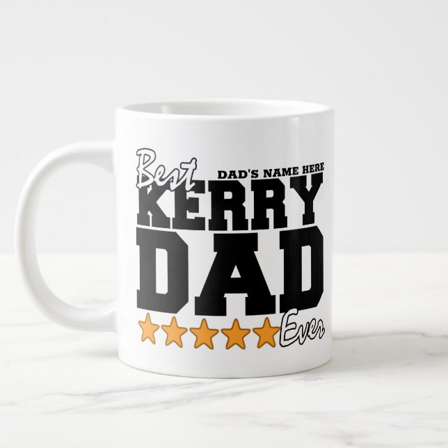 Taza De Café Gigante Día del Padre Irlandés Kerry (Izquierda)