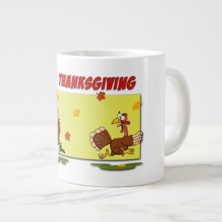 Taza De Café Gigante Dibujo animado brillante y divertido de Acción de