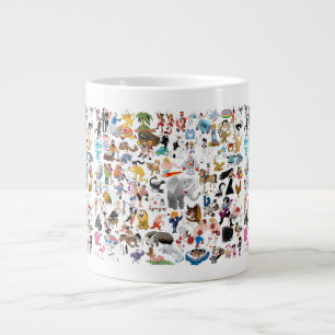 Taza De Café Gigante Dibujos animados locos