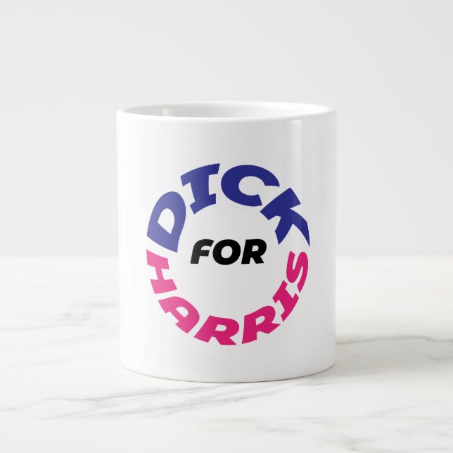 Taza De Café Gigante Dick para Harris (Frente)