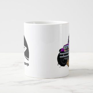 Taza De Café Gigante DigiRods Rat Rod Racer Púrpura 4x4 Vehículo de car