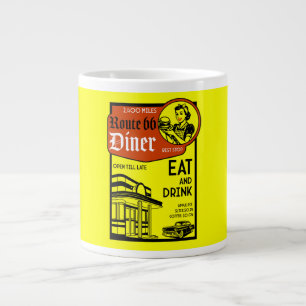 Taza De Café Gigante Diner americano de los años 50