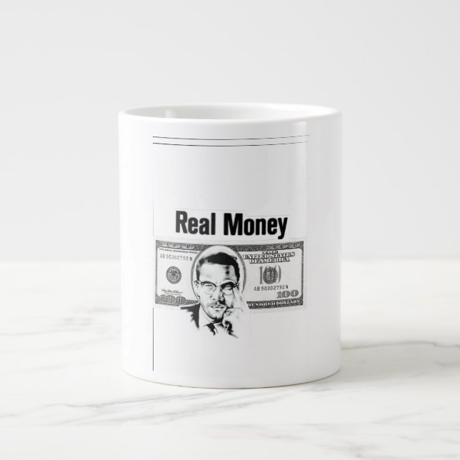 Taza De Café Gigante Dinero real (Frente)