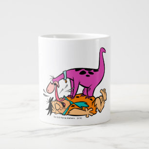 Taza De Café Gigante Dino Licking Fred Flintstone
