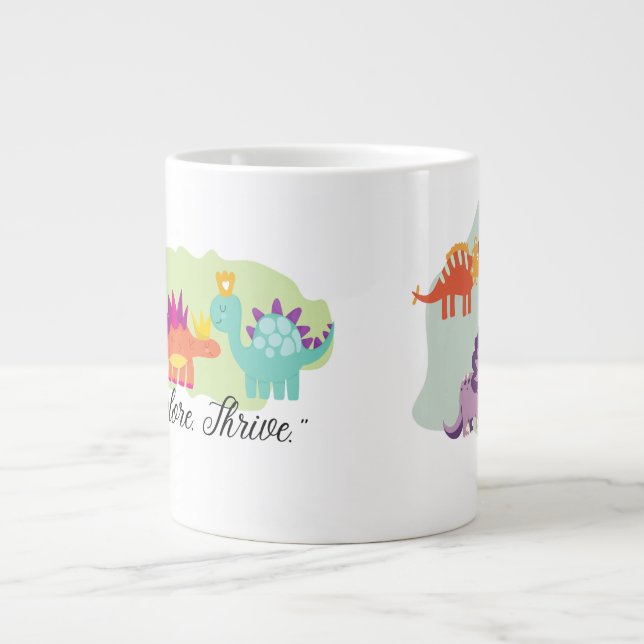 Taza De Café Gigante Dinosaurio (Frente)