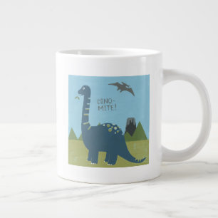 Taza De Café Gigante Dinosaurio Dino-mite
