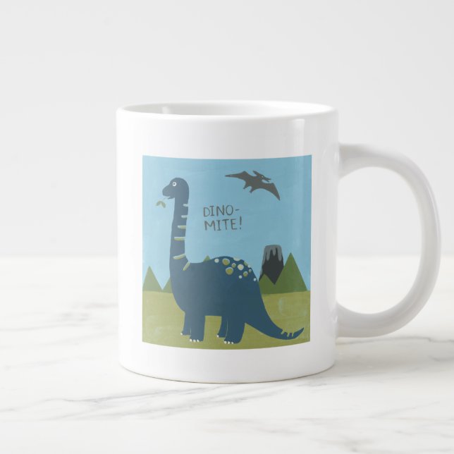 Taza De Café Gigante Dinosaurio Dino-mite (Derecha)