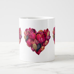 Taza De Café Gigante Dios dice que soy niña cristiana con lazo de encaj