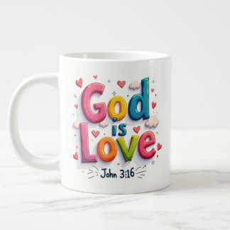 Taza De Café Gigante Dios es amor