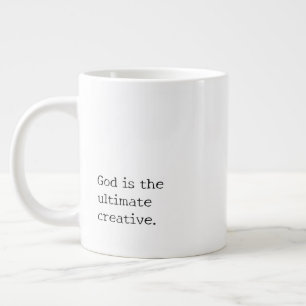 Taza De Café Gigante 'Dios No Comete Errores.' Regalo Creativo de Tipog