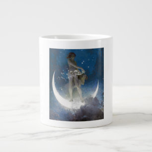 Taza De Café Gigante Diosa Luna en la Noche Espolvoreando Estrellas