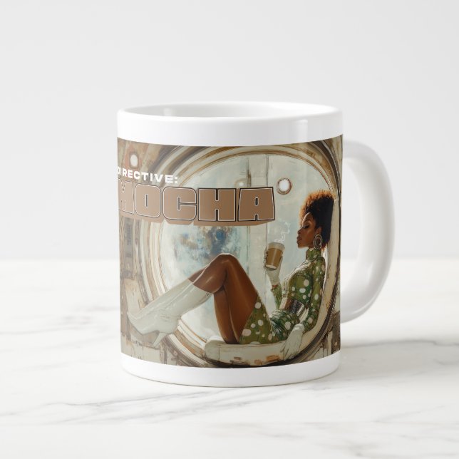 Taza De Café Gigante Directiva: Mocha (Derecha)