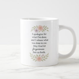 Taza De Café Gigante Disculpa/Perdón