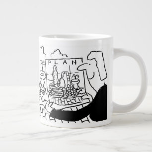 Taza De Café Gigante Diseñador de jardines o jardinero paisajista