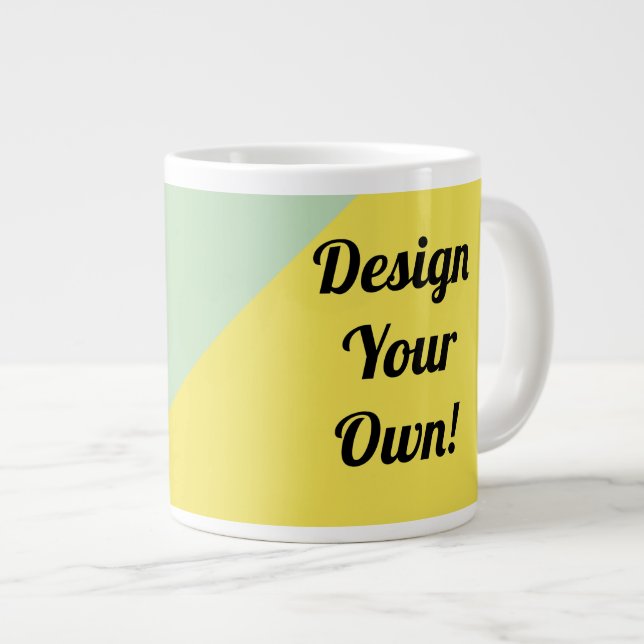 Taza De Café Gigante Diseñar tu regalo personalizado (Derecha)