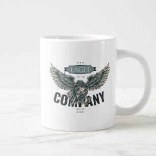 Taza De Café Gigante Diseño Americano de la Compañía del Águila Retro