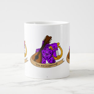 Taza De Café Gigante Diseño de Bard Dice