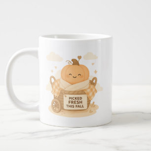 Taza De Café Gigante Diseño de bebé calabaza Kawaii recogido fresco est