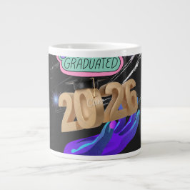 Taza De Café Gigante Diseño de Celebración de Sénior 2026