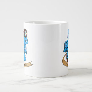 Taza De Café Gigante Diseño de dados de hechiceros