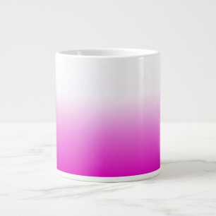 Taza De Café Gigante Diseño de fondo de degradado de color rosa naranja