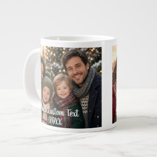 Taza De Café Gigante Diseño de foto completo con un texto de escritura 