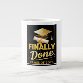 Taza De Café Gigante Diseño de graduación de la promoción de 2026 | Bla