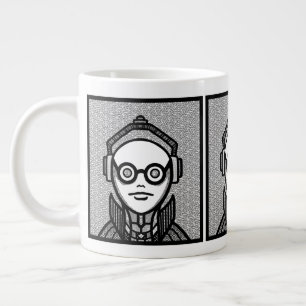 Taza De Café Gigante Diseño de Look See en tonos