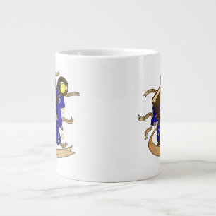 Taza De Café Gigante Diseño de los dados del asistente
