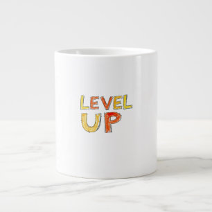 Taza De Café Gigante Diseño de Motivación para Subir de Nivel