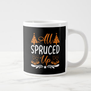 Taza De Café Gigante Diseño de Navidad Todo Adornado-85675