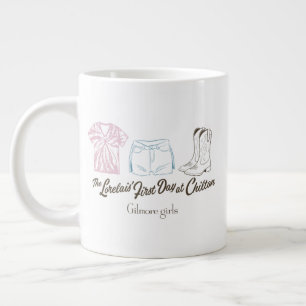 Taza De Café Gigante Diseño de Outfit de Lorelai Chilton de Gilmore Gir