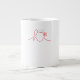 Taza De Café Gigante Diseño de puesta de sol de la montaña de escritura