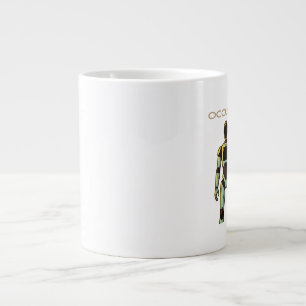 Taza De Café Gigante Diseño de robot humanoide futurista