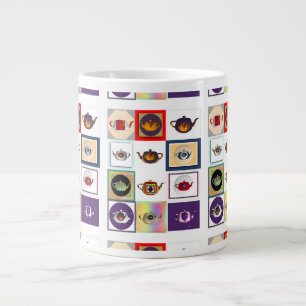 Taza De Café Gigante Diseño de Tetera
