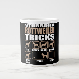 Taza De Café Gigante Diseño de trucos de Rottweiler