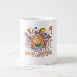 Taza De Café Gigante Diseño Divertido de Comida Espacial   Comida Cósmi