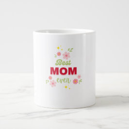 Taza De Café Gigante Diseño floral