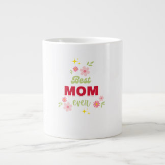 Taza De Café Gigante Diseño floral