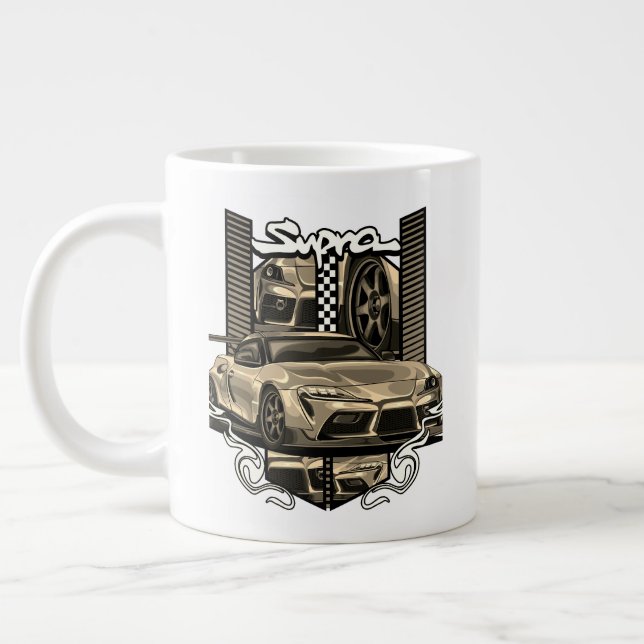 Taza De Café Gigante Diseño moderno de vectores de coches (Izquierda)