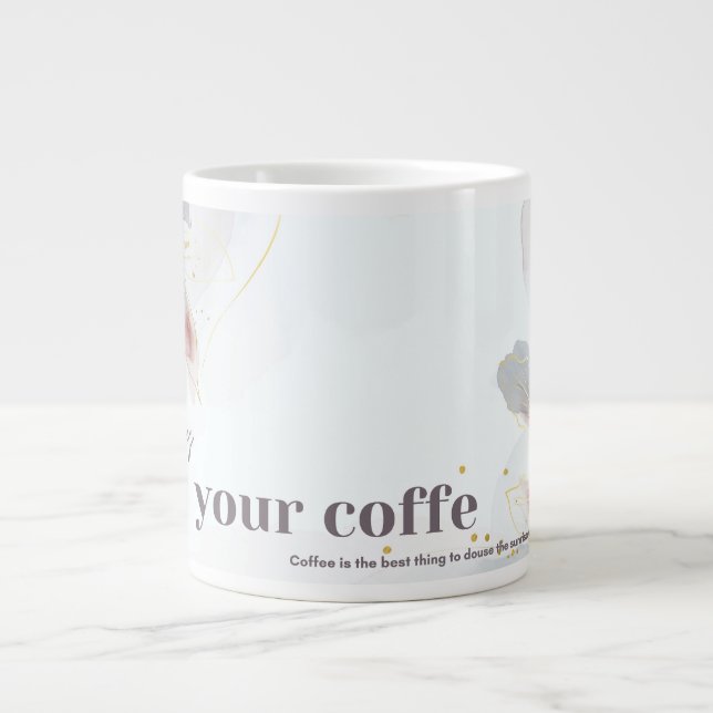 Taza De Café Gigante disfrutar de coffe (Frente)